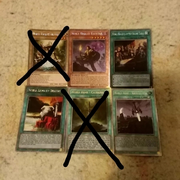 YU-GI-OH! 4 Noble Knights of the Round Table Cards Limited Edition Platinum Rare - Picture 1 of 13